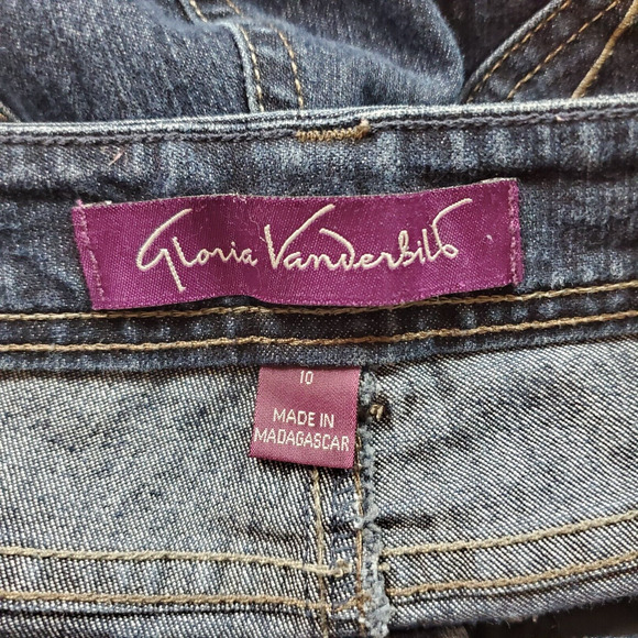 Gloria Vanderbilt Isadora Jeans Womens 10 Bootcut Button Flap Pockets Cowgirl - Picture 5 of 8